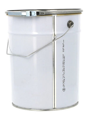 Balde de aço com cabeça aberta revestida de ouro Container perfeito para transporte de líquidos