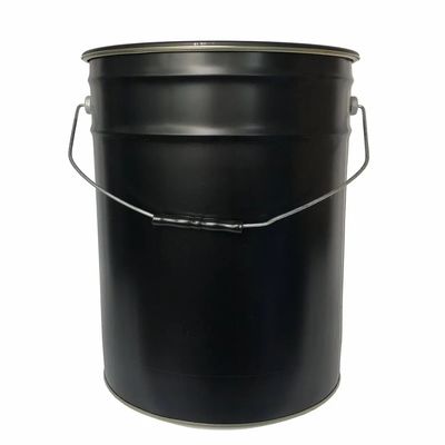 Baldes de metal redondos de segurança para alimentos 5 galões 0,28-0,42 mm