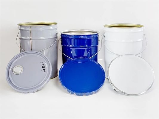 Resistência à corrosão de baldes de metal de 5 galões