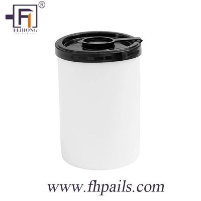 Container redondo de impressão de plástico profissional para guardanapo de papel molhado