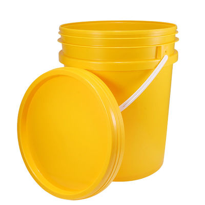 PE 18L Latax Plastic Paint Buckets With Lid Plastic Handle Classificado pela ONU