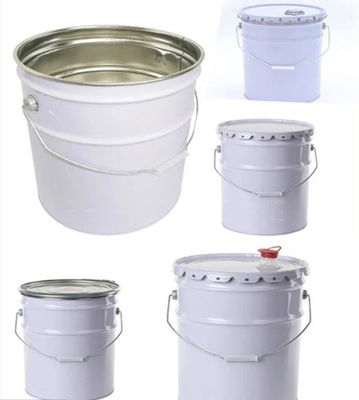 5 litros a 25 litros de tinta de metal balde de aço inoxidável