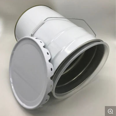 Balde de aço de cabeça aberta de 5 galões cônico com forros de tambor PE 0,32 a 0,42 mm