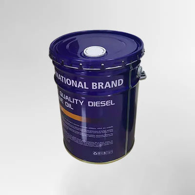 20L balde de tinta de metal Spout Conical Tinplate balde com tampa