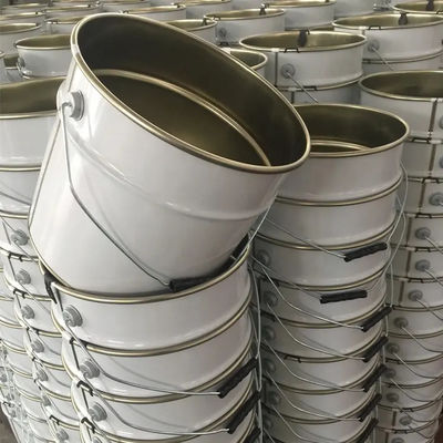 5 galões de baldes de metal seguros para alimentos para armazenamento e transporte de grãos de café