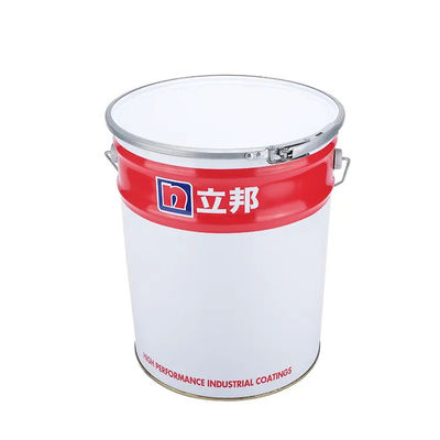 Metal 5 galões de tinta balde redondo para armazenamento de líquido inflamável