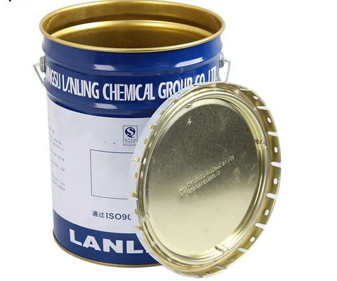 Embalagens de metal revestidas de ouro para armazenamento de tinta aprovadas pela ONU