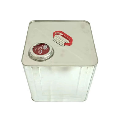 10L Rectangular Tight Head Buil Metal Square Embalagens de Lata Vazia Para Diluentes e Agentes de Curagem