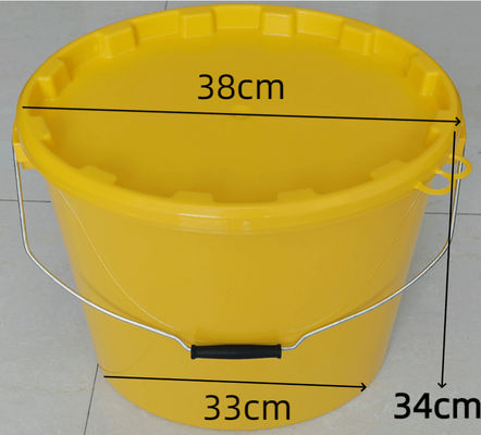 20 L recipientes de balde de plástico oval para armazenar pintura com certificado ISO