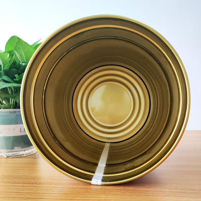 Durabilidade Lata de estanho balde de aço com cabeça aberta com tampa removível empilhável 0,28 mm-0,42 mm
