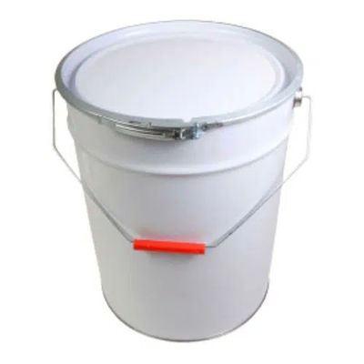 Balde de tinta impermeável de 20L com revestimento durável e alça de metal para fácil armazenamento