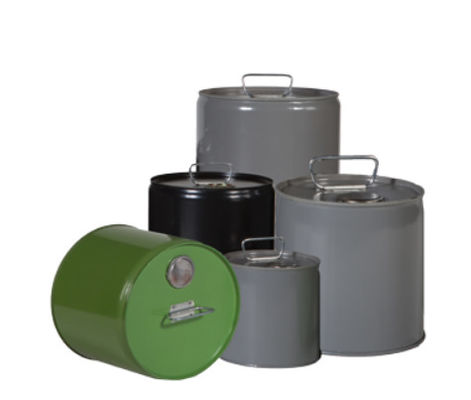 5 Gal Caixa de metal de cabeça apertada Etiquetar estilo de cabeça apertada Construção resistente