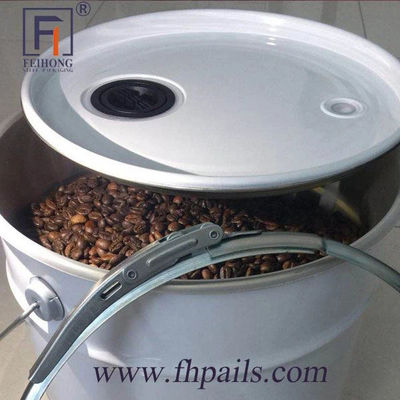 Baldes selados de grãos de café de aço inoxidável