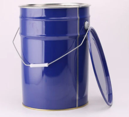 Embalagens de baldes de metal para materiais perigosos líquidos ou sólidos